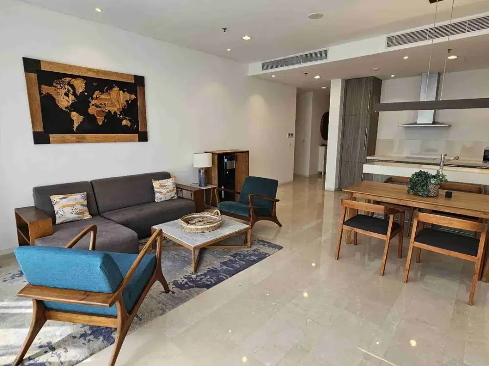 Prime unit !! Disewakan Verde Two 3BR Fully Furnished Siap Huni