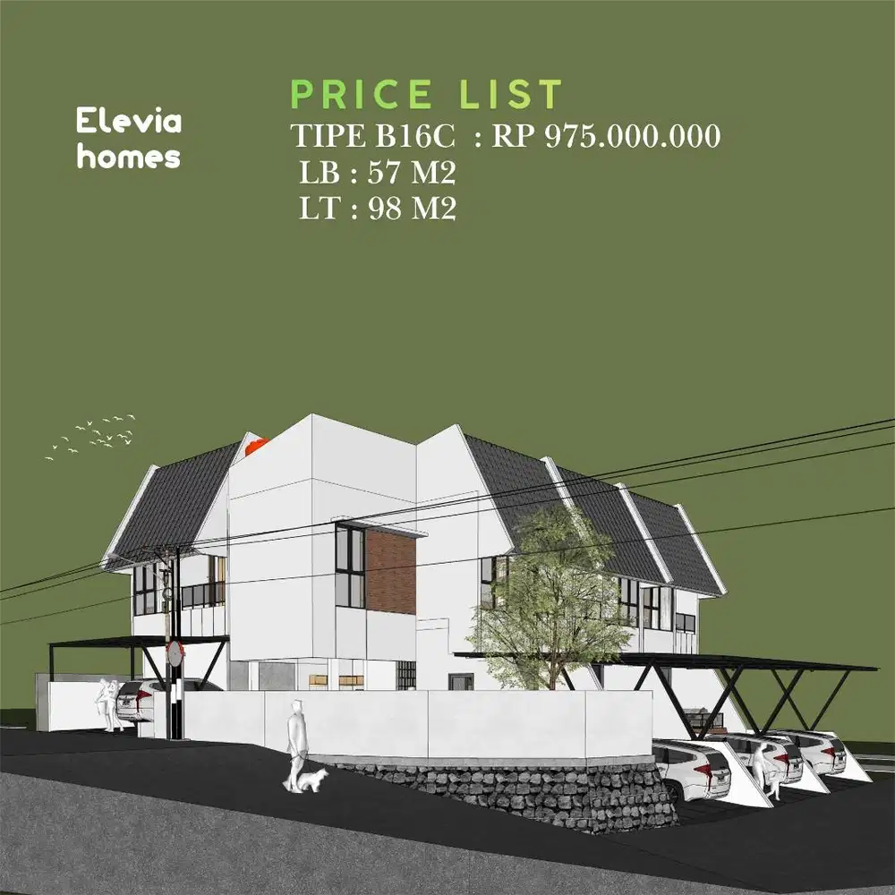 Rumah Baru Mandalajati 2 Lantai Pemandangan Kota