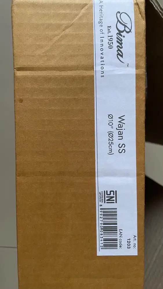 Stainless tebal wajan merek BIMA