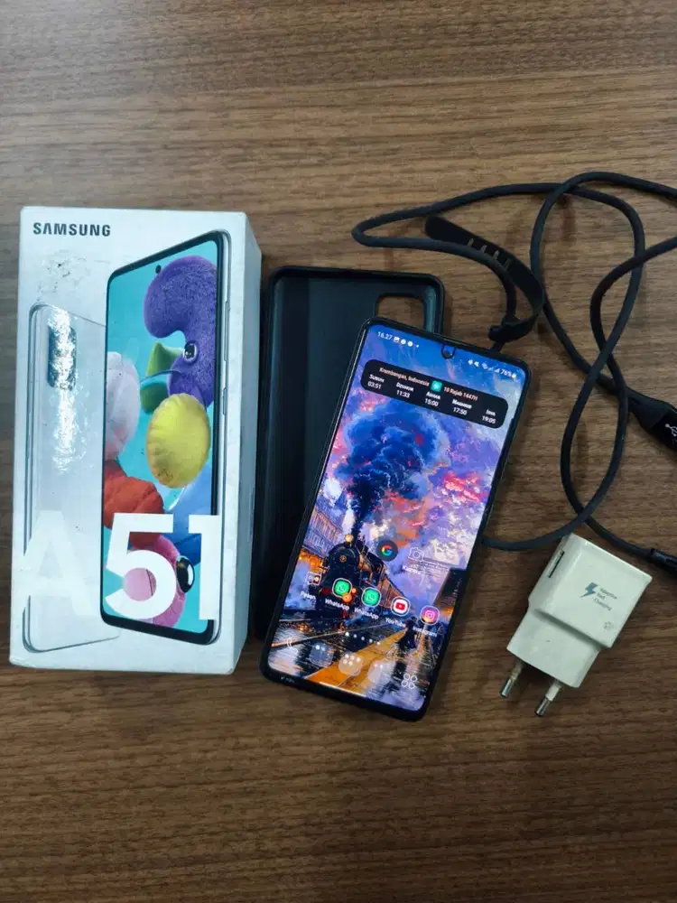 Samsung Galaxy A51 6/128 GB – Mulus, Lengkap, Jarang Dipakai