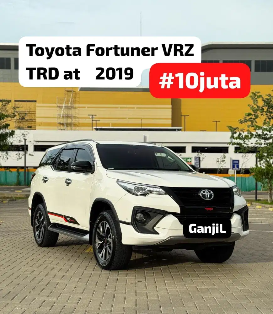 Toyota Fortuner VRZ TRD at 2019 putih #10juta