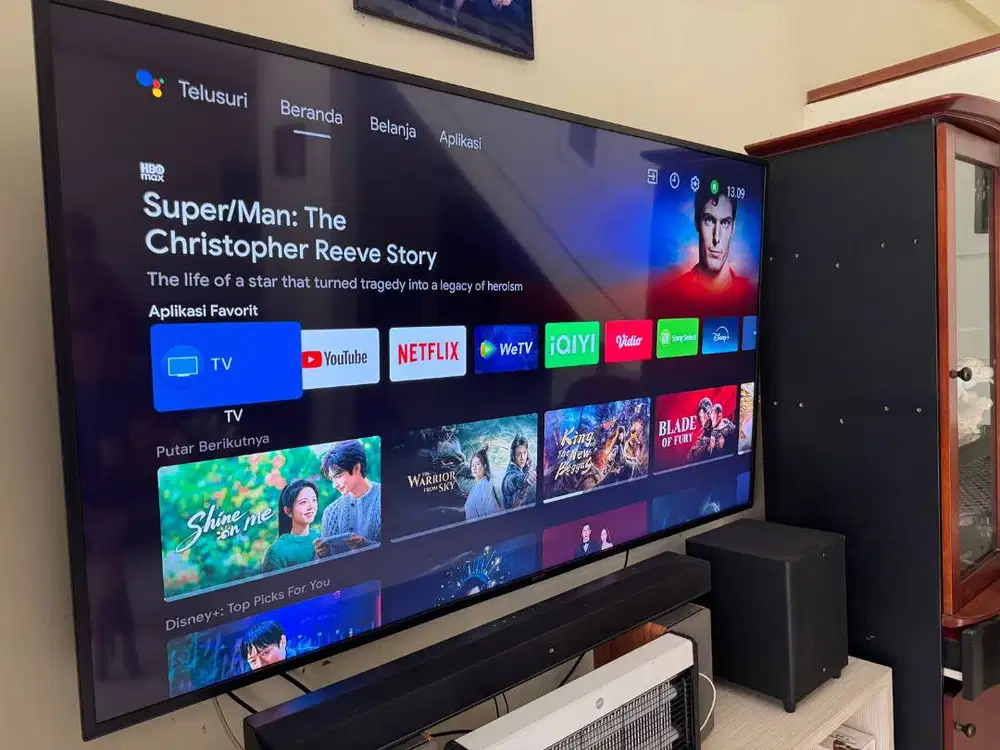 DIJUAL SONY BRAVIA 65 SMART TV ANDROID 4K UHD (KD-65X80000H)