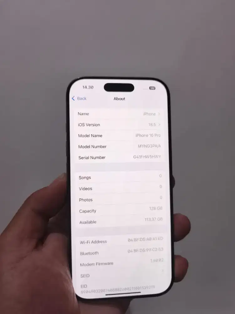 iPhone 16 pro 128gb ibox