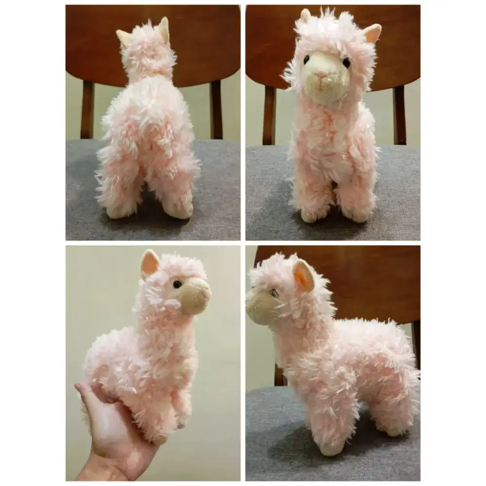 Boneka Alpaca Pink Preloved