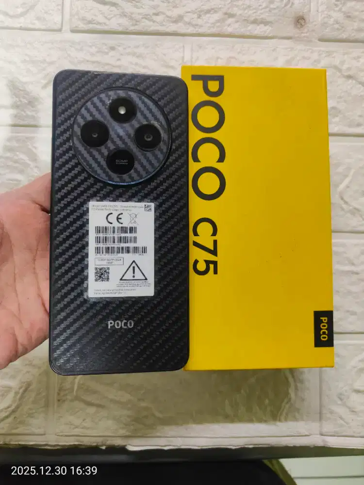Poco c75 ram 6/128 nya minus no cacad