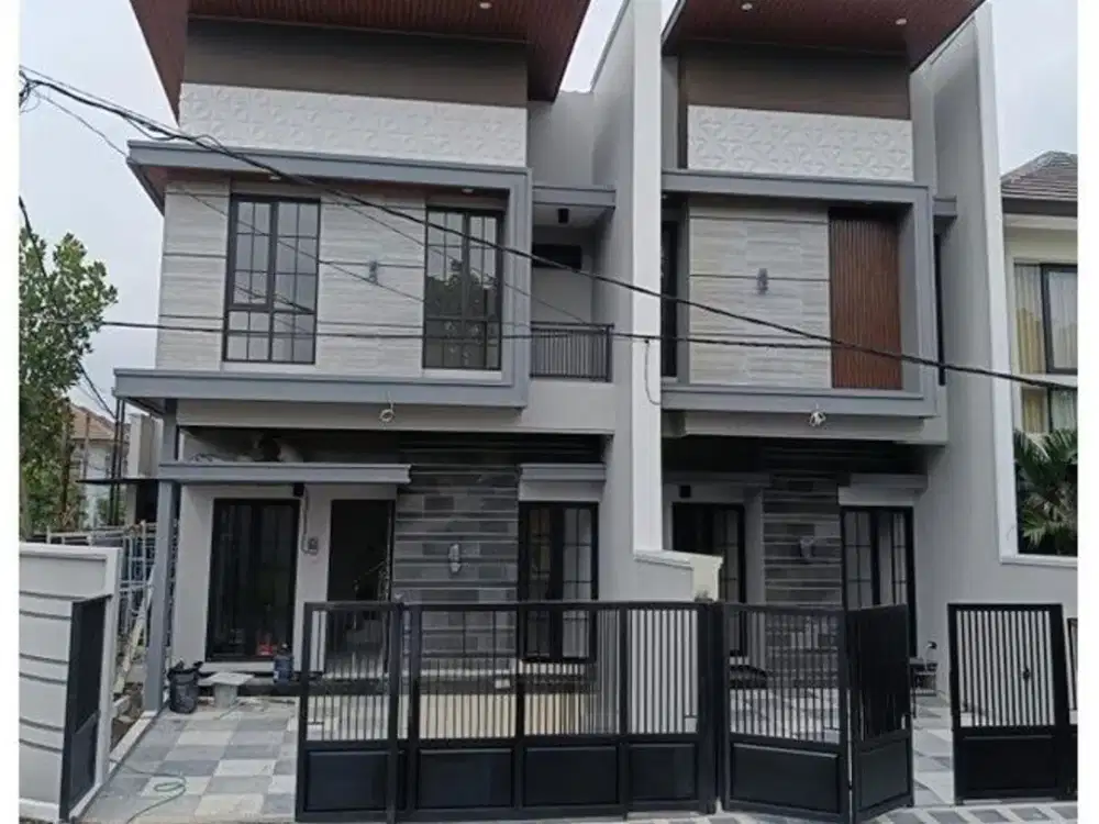 Dijual Rumah Baru Gress Under 2M Manyar Jaya Tengah Kota Surabaya Row 4 Mobil