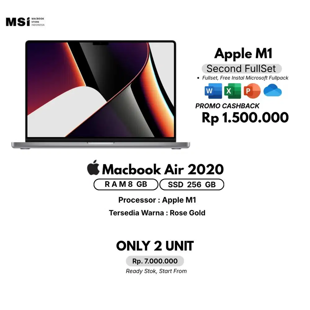 MACBOOK AIR 2020 RAM 8/256GB