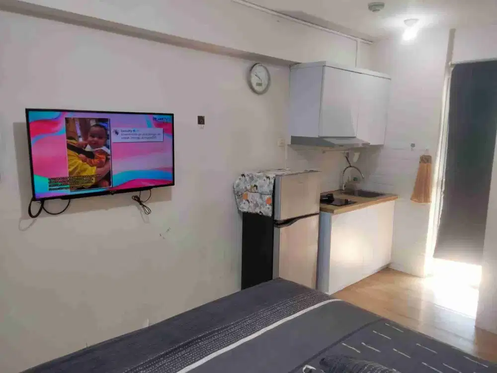 sewa studio furnished apartemen bassura