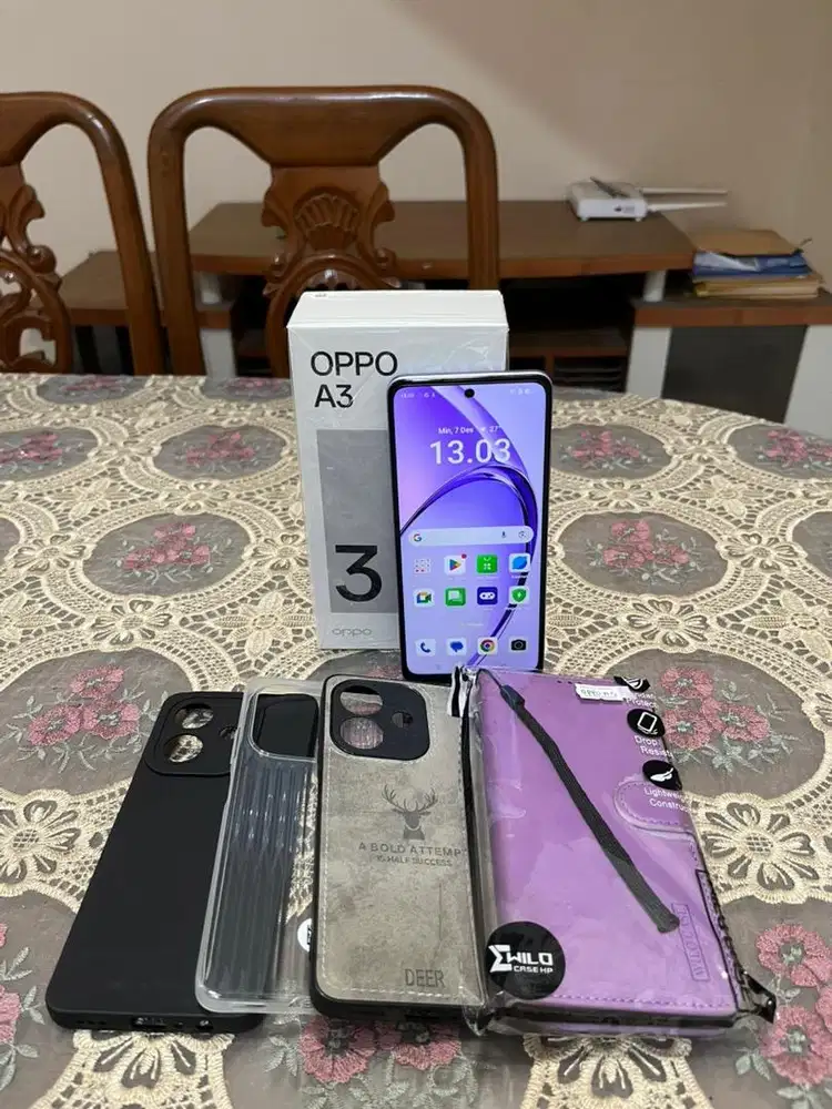Oppo A3 Light Purple Like New