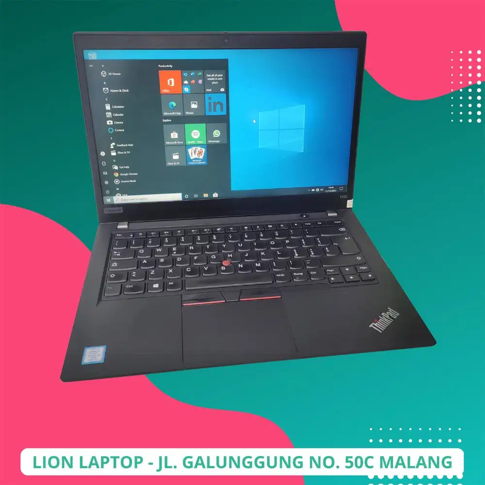 RAM 16GB i5 Gen 8 SSD 256GB Lenovo Thinkpad T490 [30|12]