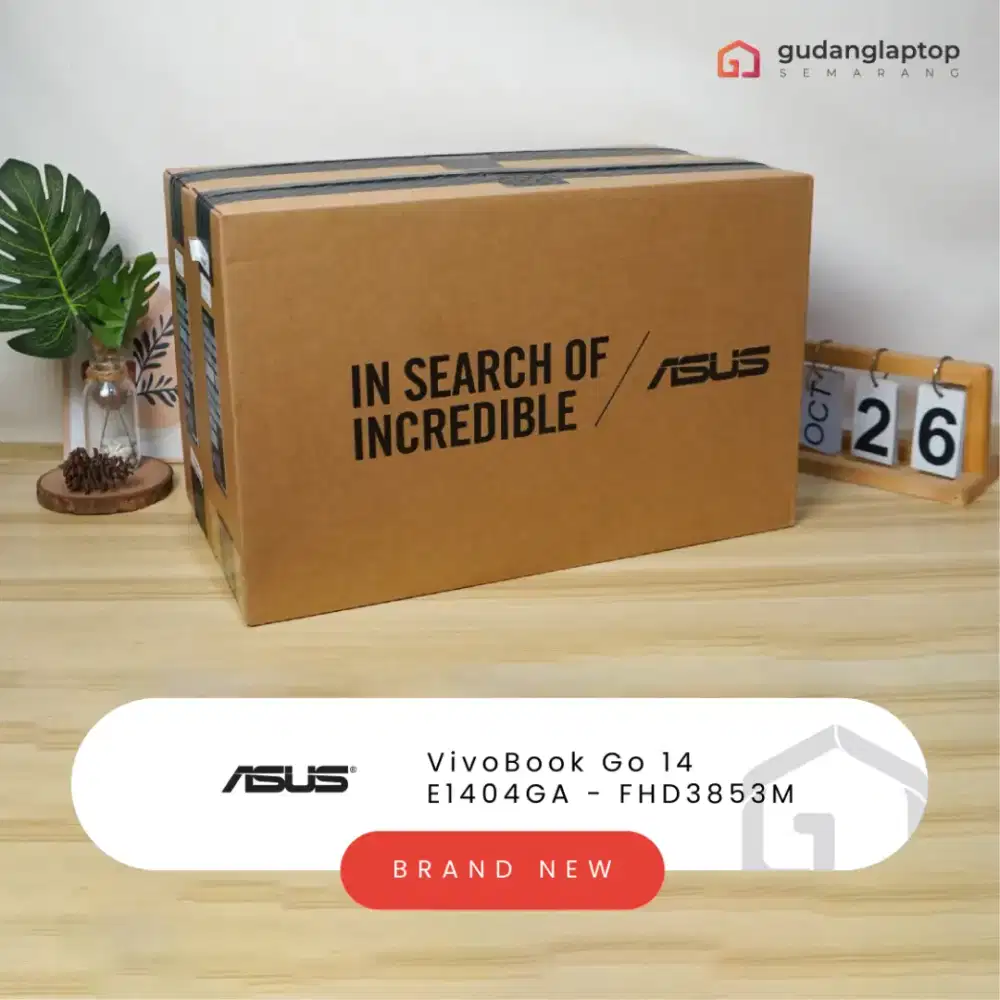 NEW ASUS VivoBook Go 14 E1404GA
INTEL Core i3 - N305 8GB/512GB