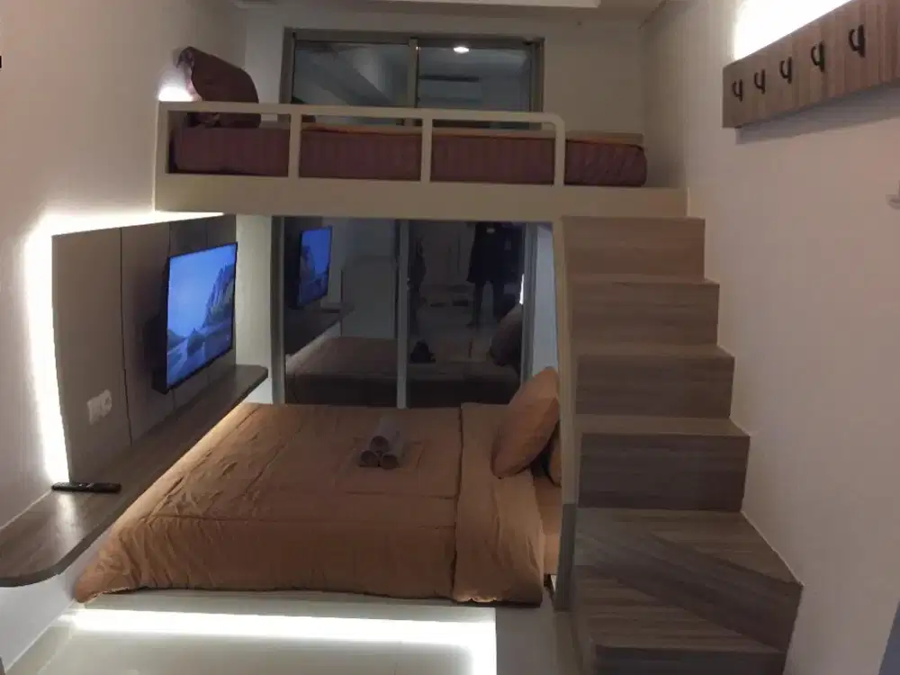 Jual Murah APT GOLD COAST 1 BR 44m Full Burnish Bagus