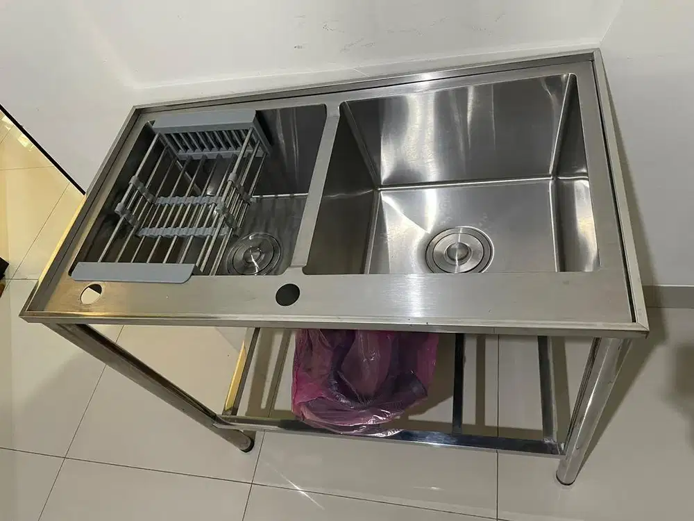 Sink Stainless steel, bak cuci piring portable sus 304