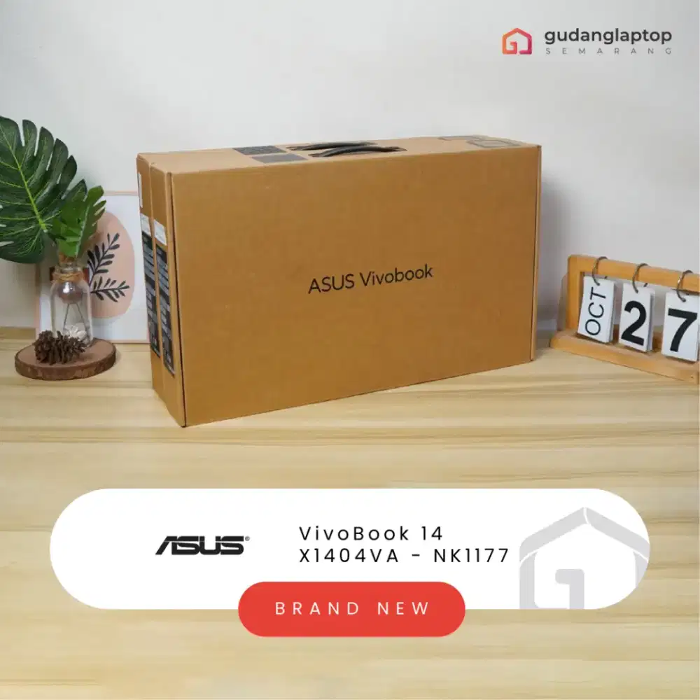 NEW ASUS VivoBook 14  X1404VA - NK1177
INTEL Core 5 - 120U 8GB/512GB