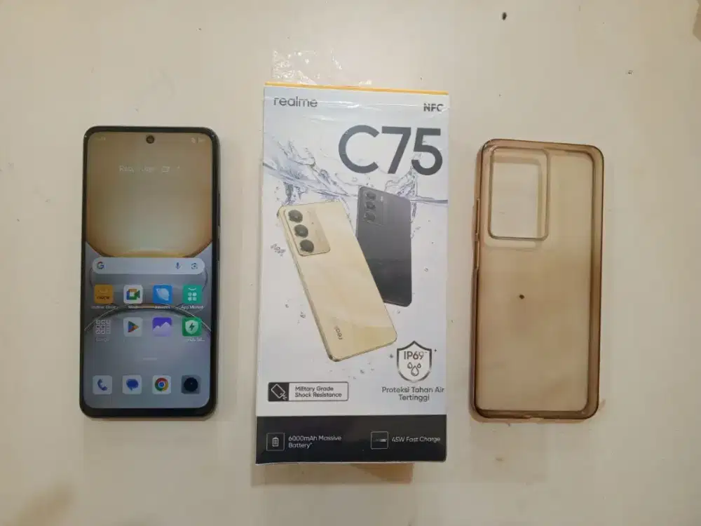 Realme c75 8/128 fullset ori mulus
