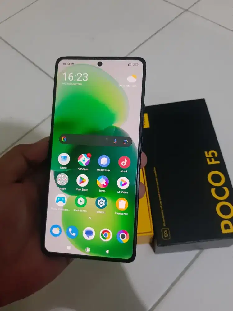 Poco f5 5g ram 12/256gb fullset ori