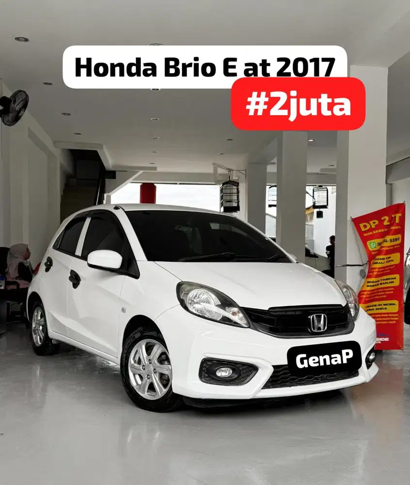 Honda Brio E at 2017 putih #2juta