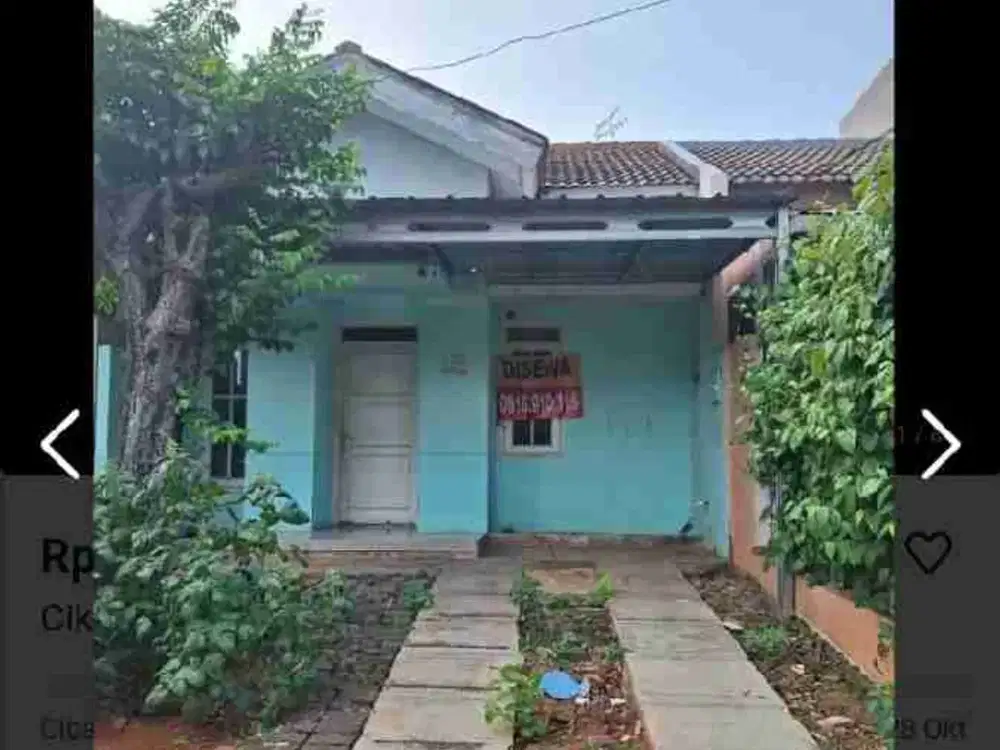 Rumah,  1  Lantai, siap huni.