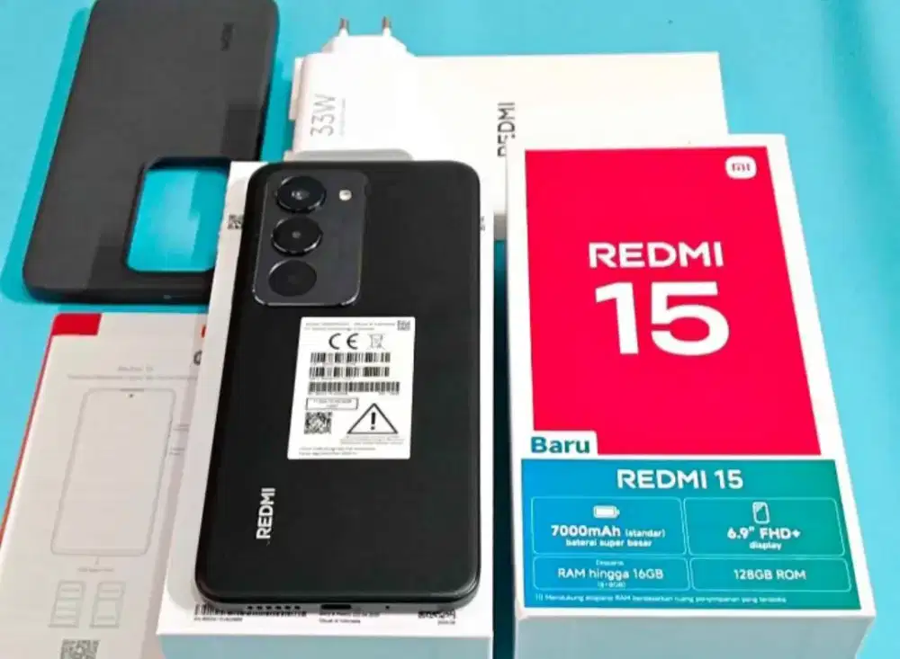 Redmi 15 ram 8/128 pemakaian 1bulan batre 7rb