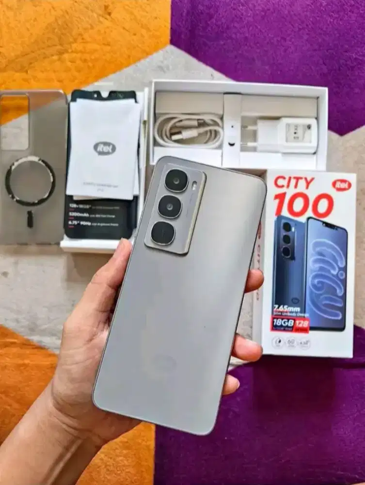 Itel city 100 ram 8+8/128 pemakaian 1bulan ad nota pembelian