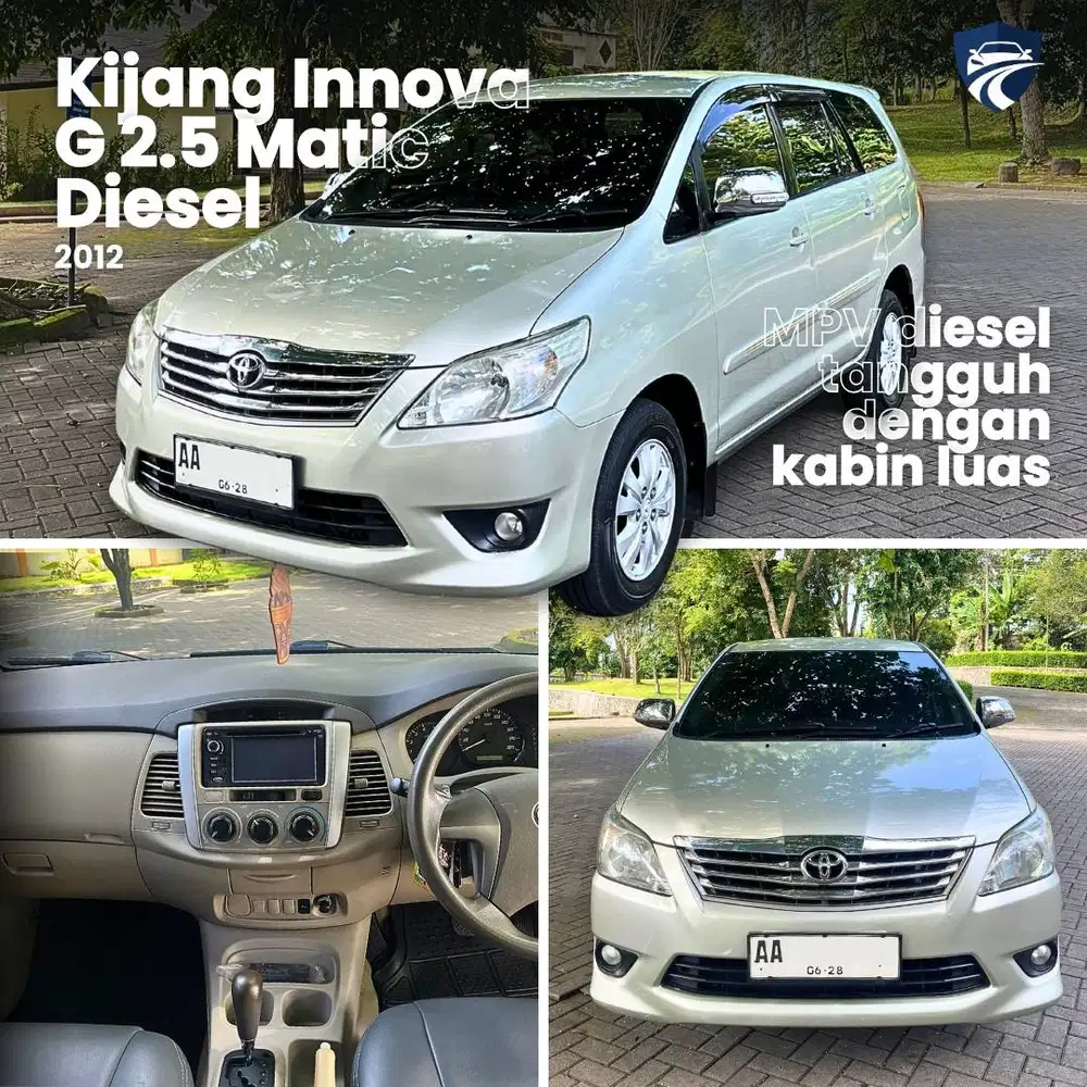 Toyota Kijang Innova G 2.5 Matic Diesel tahun 2012 Gen 2 avanza xenia