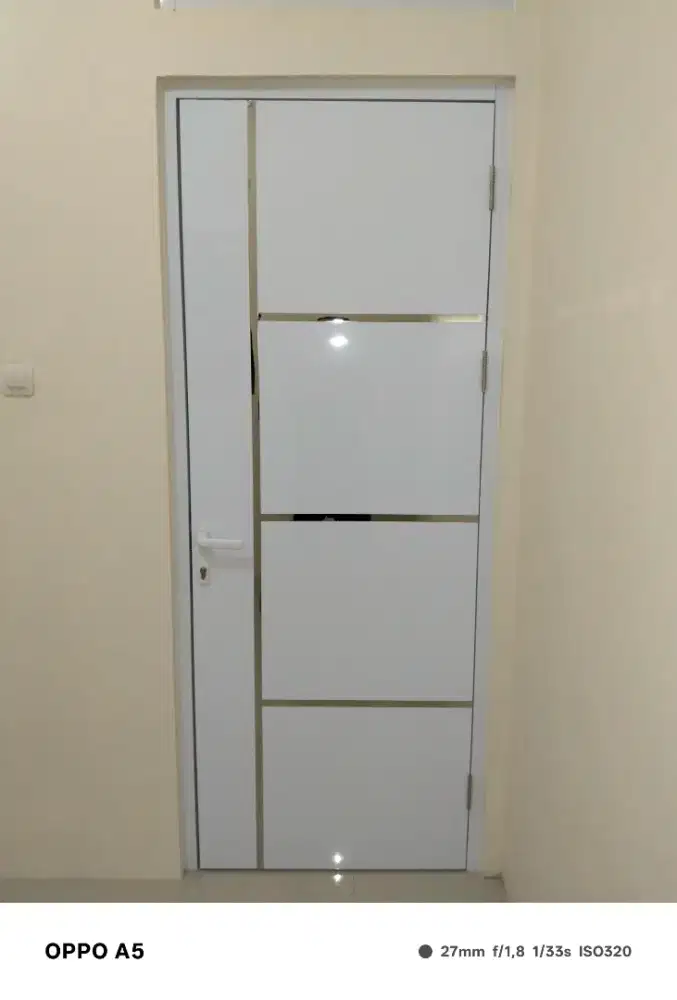 Pintu aluminium acp double layer anti rayap