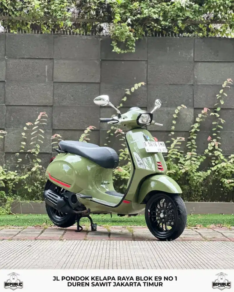 JUAL PIAGGIO VESPA SPRINT S 150 IGET ABS LED THN 2019 PERFECT CONDITIO