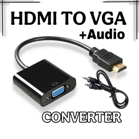 HDMI To VGA Converter Dengan Audio Dan 1080p [Steren]