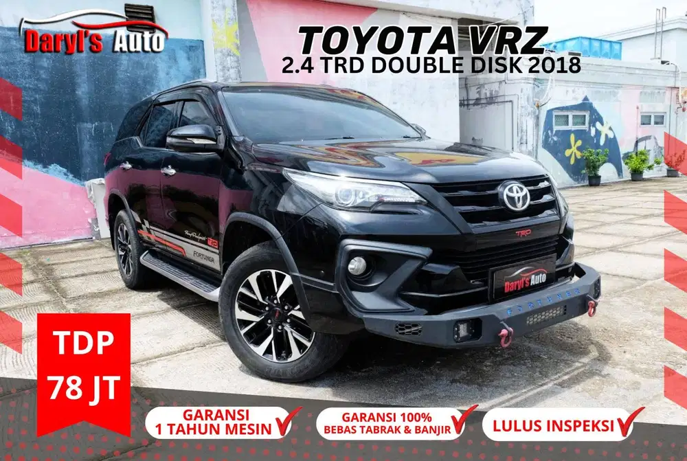 2018 Toyota Fortuner VRZ Diesel TRD double disk TDP 78jt