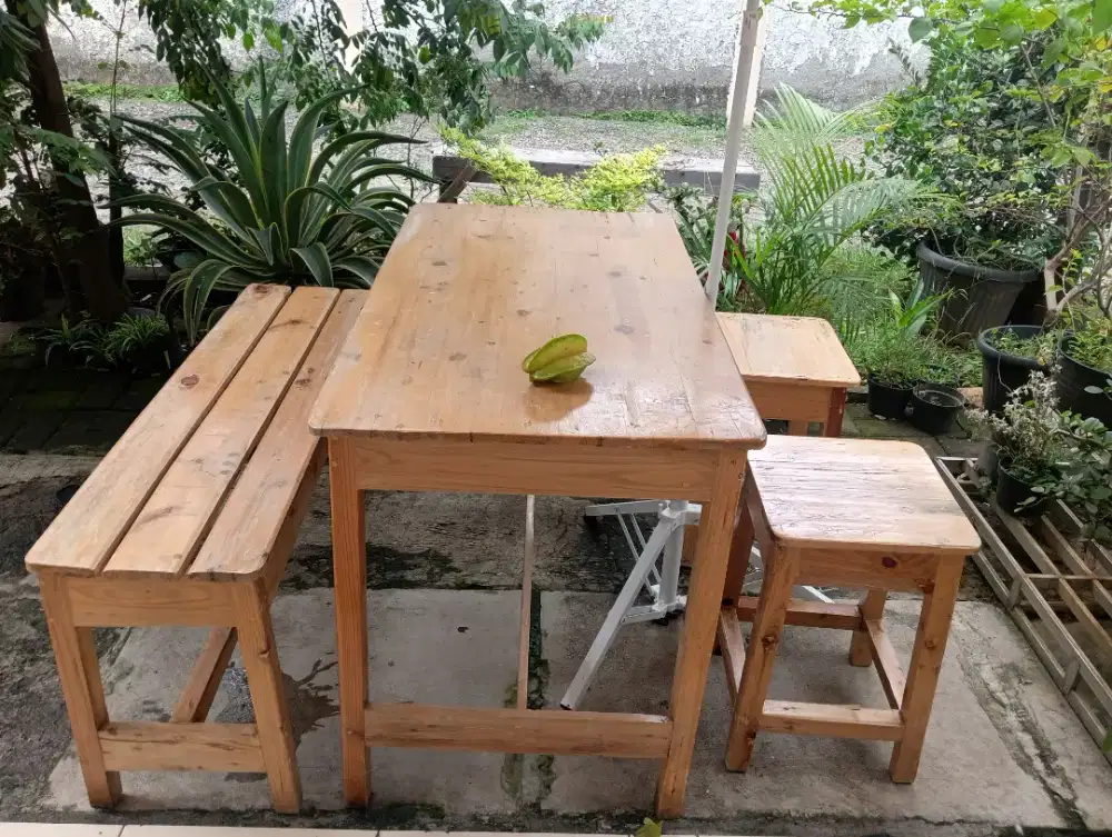 Kursi meja set untuk jualan