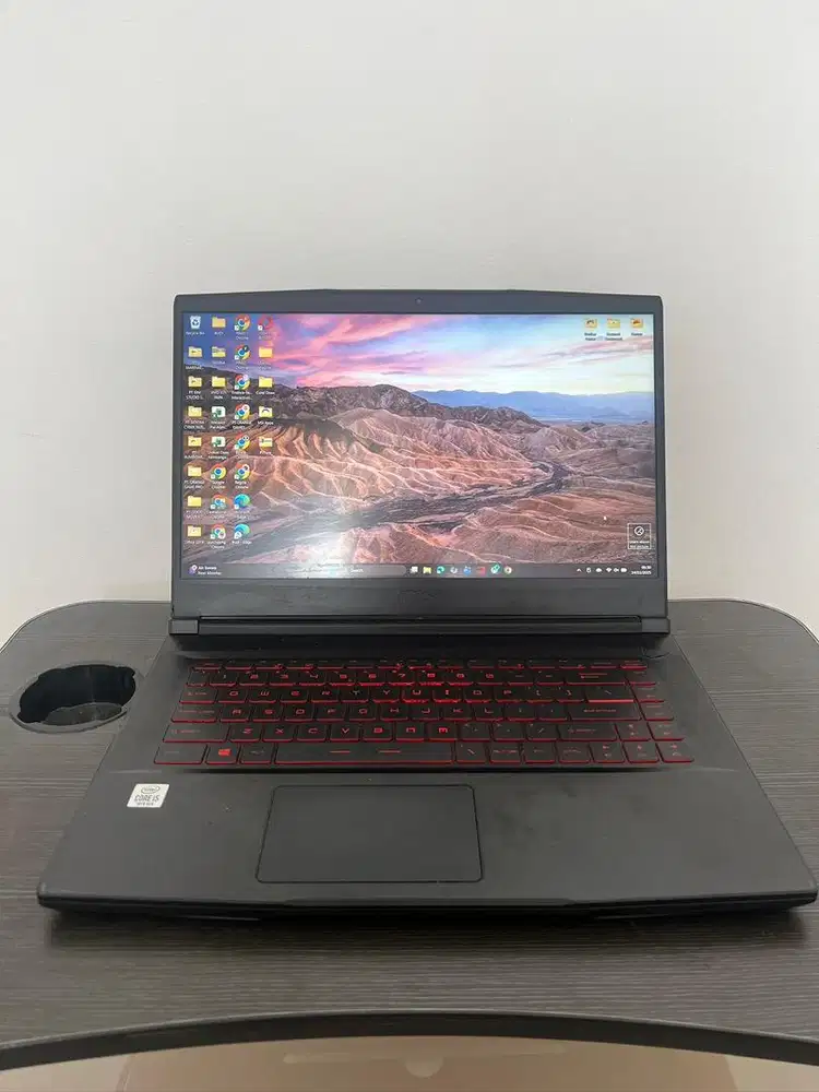 Jual Laptop MSI GF65 Thin i5 gen9 ram8 gtx 1050Ti Upgrade ssd nvma 512