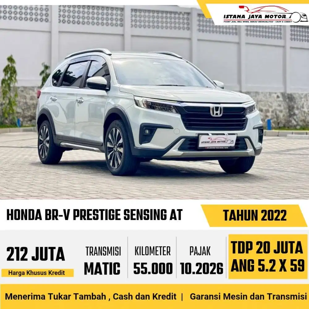 FITUR SENSING Honda BRV Prestige 1.5 AT 2022 Putih