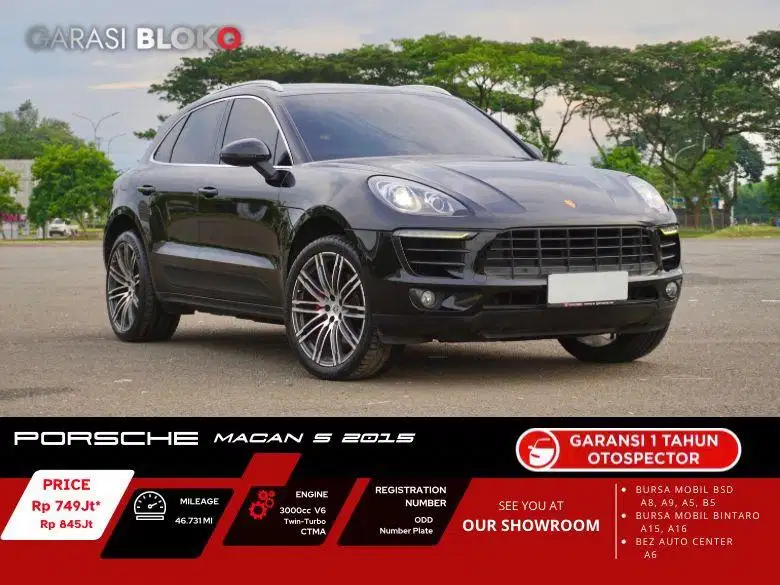 Porsche Macan S 95B 3.0T V6 Twin-Turbo 2015