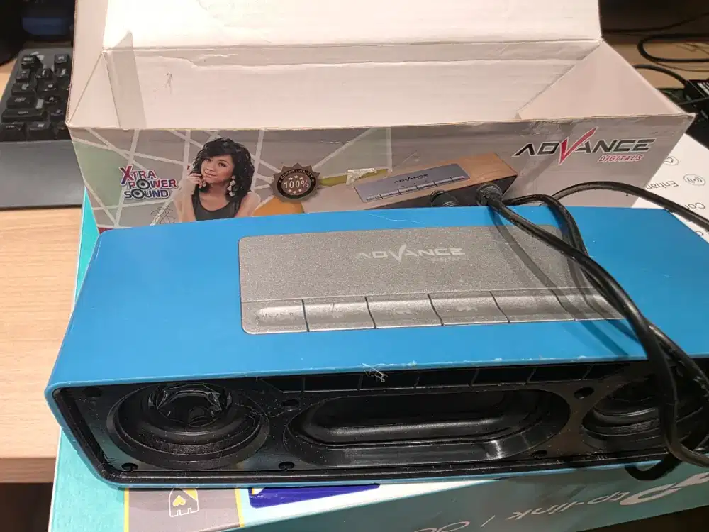 Portable speaker advance