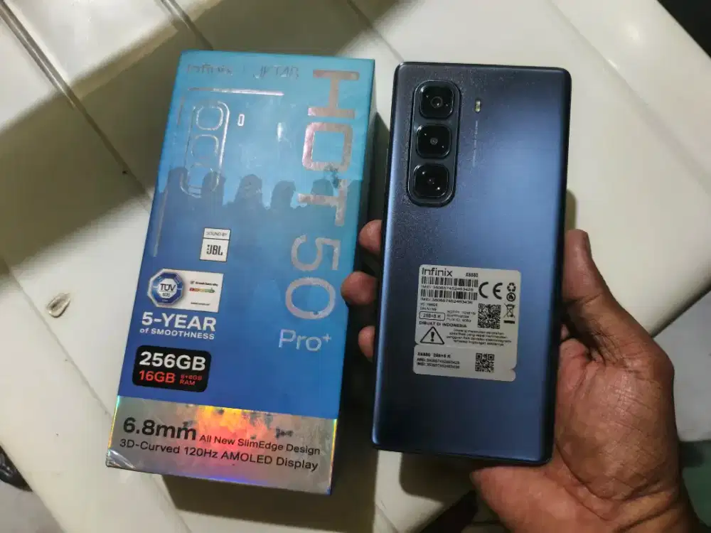 Infinix Hot 50 pro plus Ram 8/256 layar curved lengkap nominus mulus