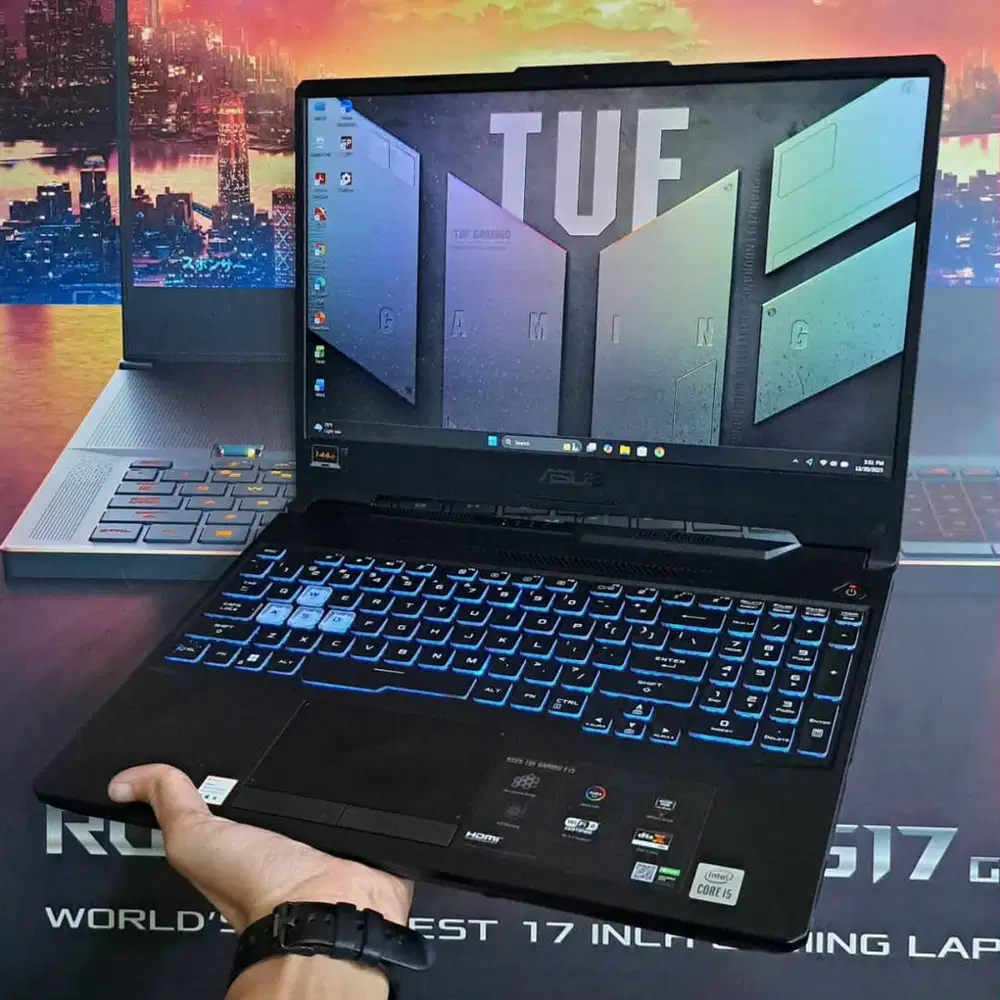 ASUS TUF GAMING F15 FX506LH Intel core i5-10300H RAM 8GB SSD 512GB