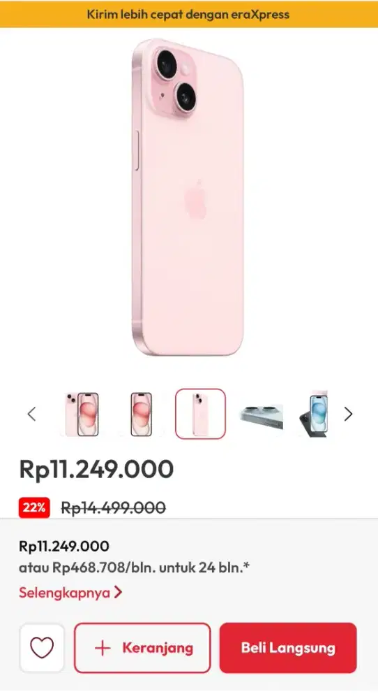 iphone 15 ready stock di erafone natar