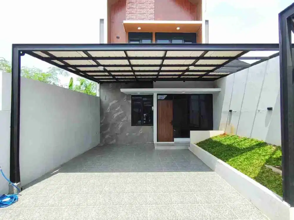 Rumah Baru Tipe Scandinavia Exclusif hanya 2 rumah dalam 1 Kavling Lokasi di Cimanggis Depok.