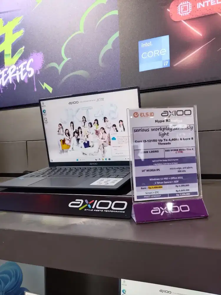 PROMO CICILAN LAPTOP AXIOO BISA DICICIL TANPA DP TENOR SAMPAI 17 BULN