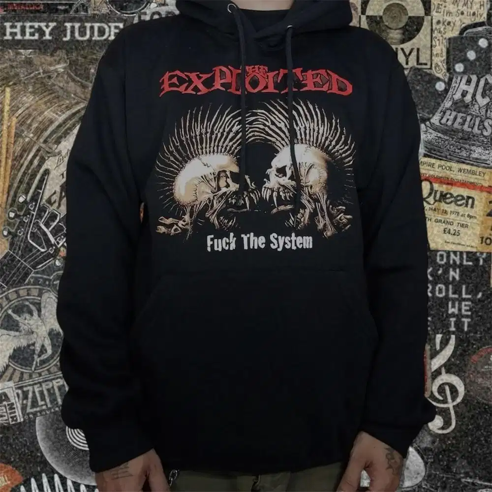 Free ongkir hoodie musik the exploited
