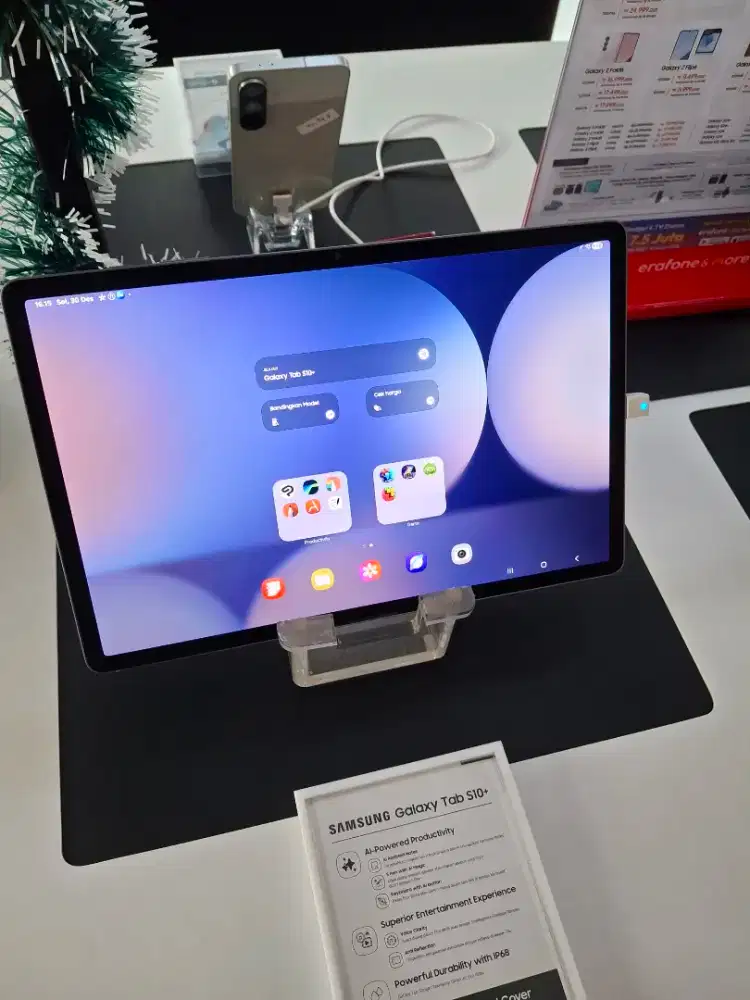 Samsung TAB S10+ PWP Bundle Keyboard, Cover dan Free Speaker Premium