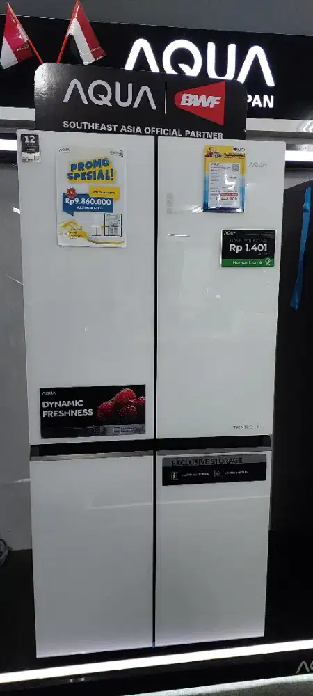 Aqua Multidoor Glass Kredit DP 0 Bebas 2X Cicilan