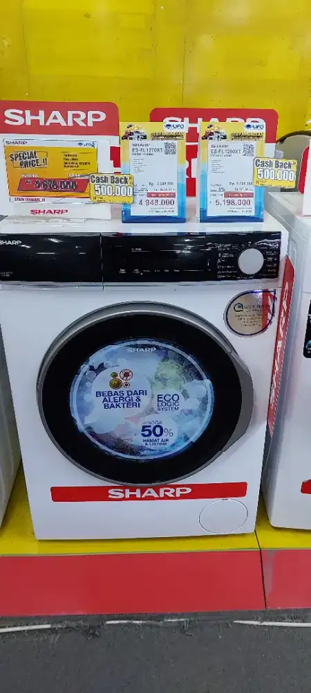 Sharp Front Loading 7KG Kredit DP 0