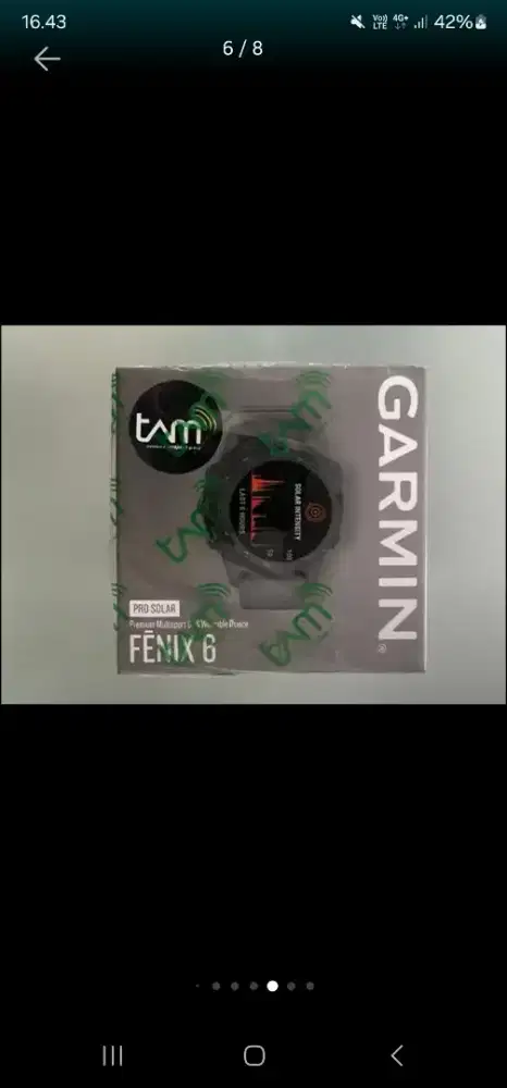 Jam Garmin Fenix 6 Pro Solar