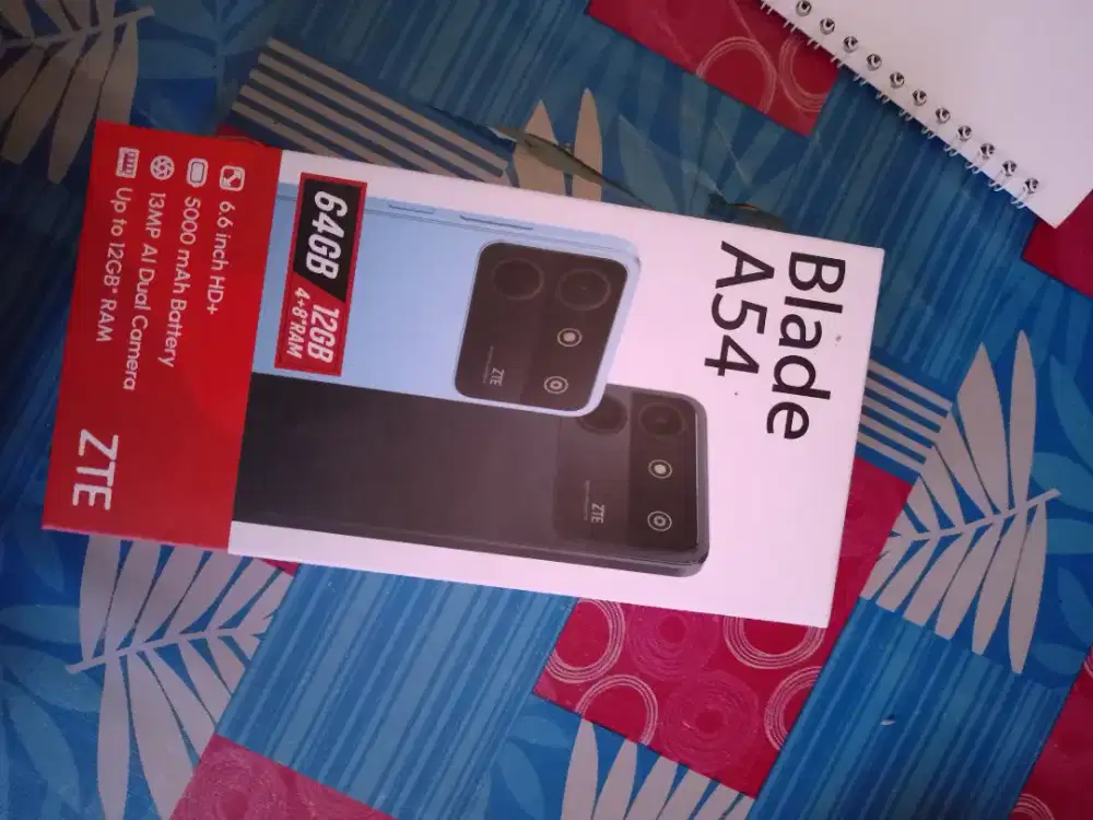 Zte blade a54 Hitam 4+8/64