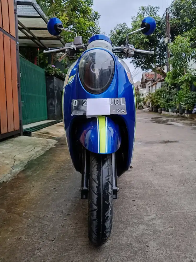 Honda Scoopy Biru Putih THN 2016.