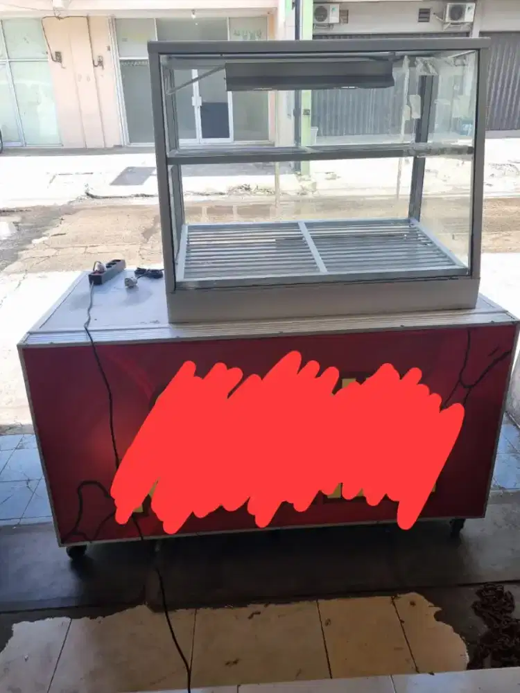 Etalase dan Lemari Display Ayam Goreng! Jual murah saja jual rugi !