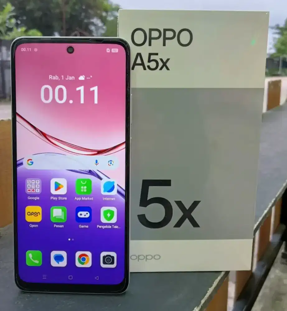 OPPO A5X RAM ⁴+⁴ (8GB) / 128GB lengkap Garansi