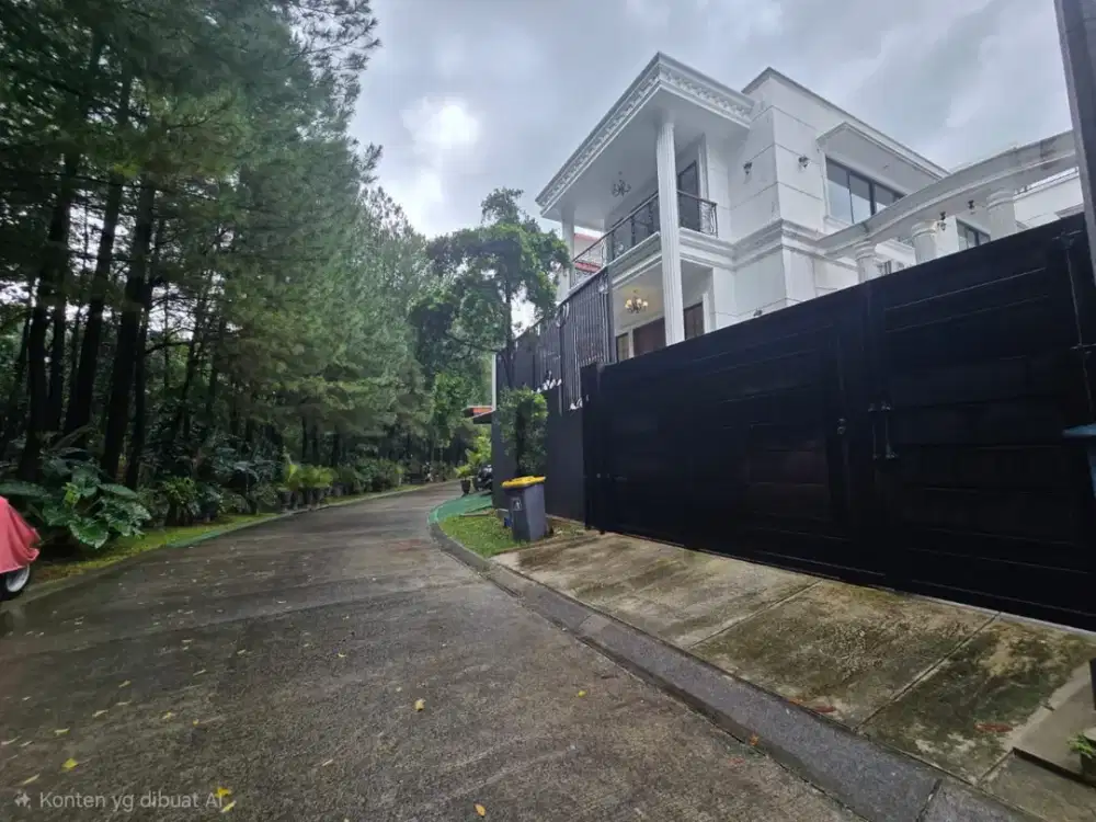 Rumah Mewah Argenia Sentul 3 Lantai SHM Kolam Renang Rooftop Luas 289m
