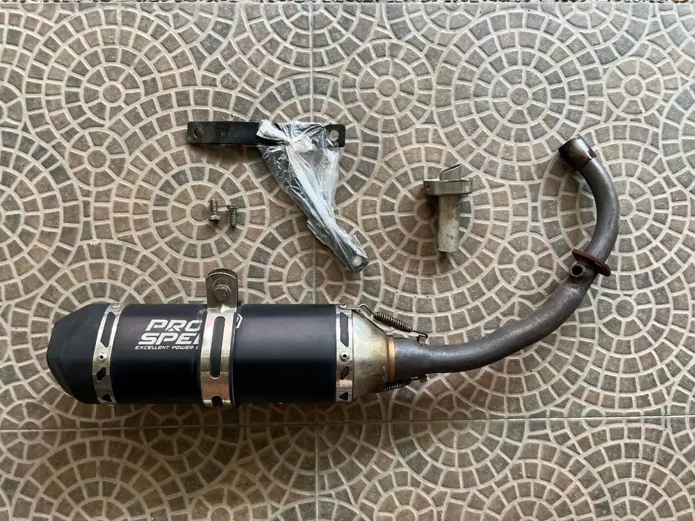 Knalpot vespa matic pro speed